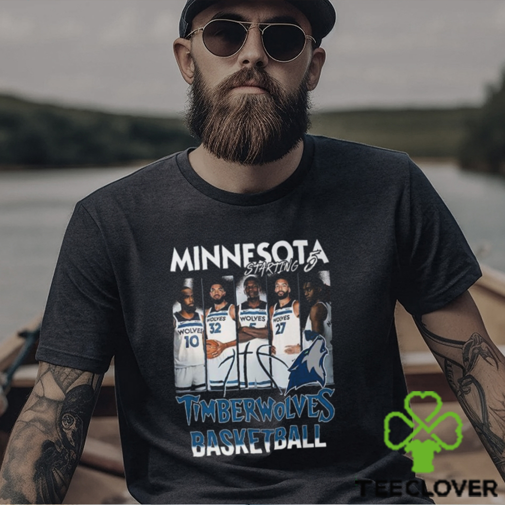 Official Minnesota Timberwolves Starting 6 Basketball Shirt Official Minnesota Timberwolves Starting 6 Basketball Shirt