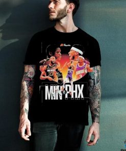 Official Minnesota Timberwolves X Phoenix Suns Locked in To The First Round Of The 2024 Playoffs Shirt