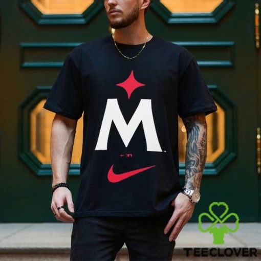 Official Minnesota Twins Nike 2023 Logo Velocity Performance shirt