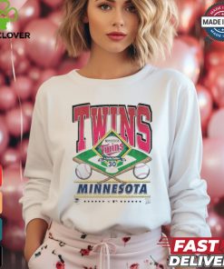 Official Minnesota Twins White Straight Shot 47 Franklin Fashion Shirt
