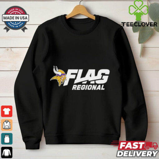 Official Minnesota Vikings 2025 NFL Flag Regional Tournaments shirt