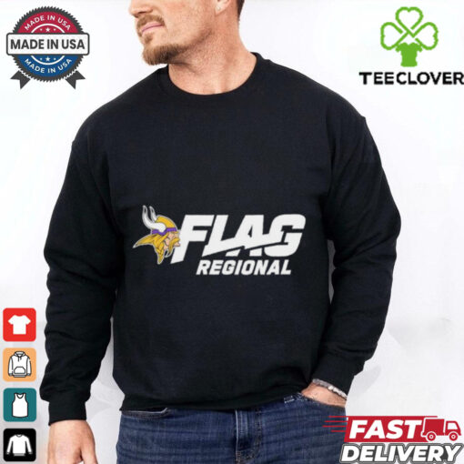 Official Minnesota Vikings 2025 NFL Flag Regional Tournaments shirt