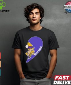 Official Minnesota Vikings Partners Half Heart Shirt
