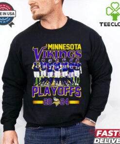Official Minnesota Vikings Playoffs 2024 all team shirt