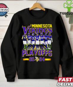 Official Minnesota Vikings Playoffs 2024 all team shirt