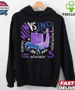Official Minnesota Vikings Vs Indianapolis Colts Nov 3 2024 US Bank Stadium Matchup Shirt