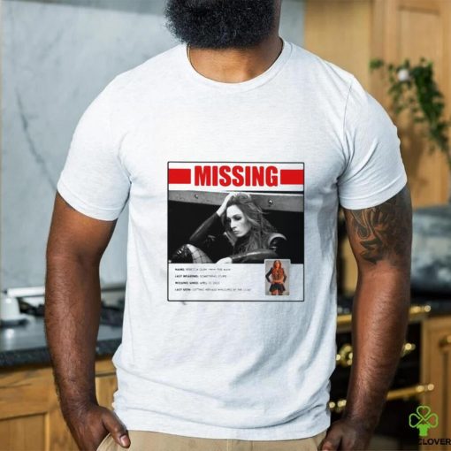 Official Missing Persons Poster For Becky Lynch Shirt