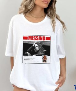 Official Missing Persons Poster For Becky Lynch Shirt