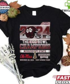 Official Mississippi State Bulldogs 2024 The Egg Bowl Champions Shirt