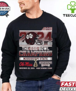 Official Mississippi State Bulldogs 2024 The Egg Bowl Champions Shirt