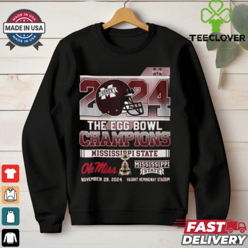 Official Mississippi State Bulldogs 2024 The Egg Bowl Champions Shirt