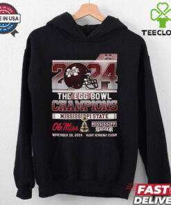 Official Mississippi State Bulldogs 2024 The Egg Bowl Champions Shirt