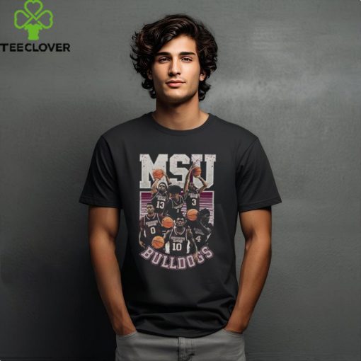 Official Mississippi State NCAA Men’s Basketball 2023   2024 Post Season T Shirt