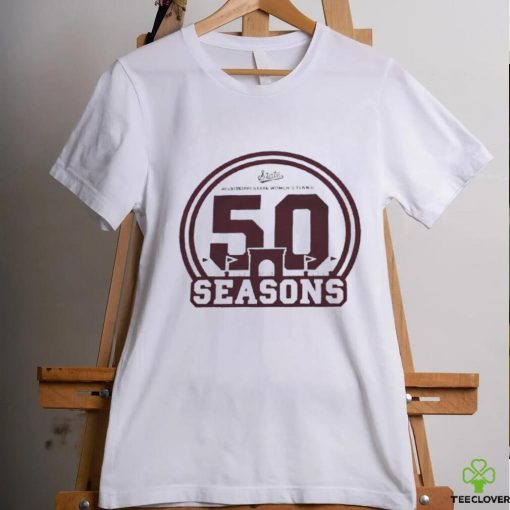 Official Mississippi State Women’s Tennis 50 Seasons Logo T hoodie, sweater, longsleeve, shirt v-neck, t-shirt