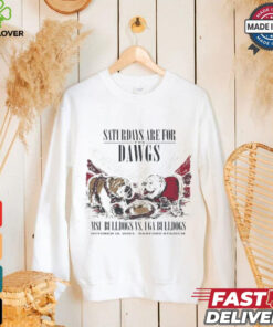 Official Mississippi State vs. Georgia Bulldogs Game Day 2024 The Dawgs T Shirt