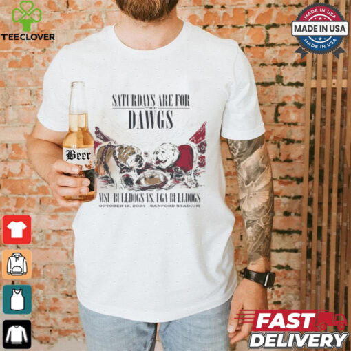 Official Mississippi State vs. Georgia Bulldogs Game Day 2024 The Dawgs T Shirt