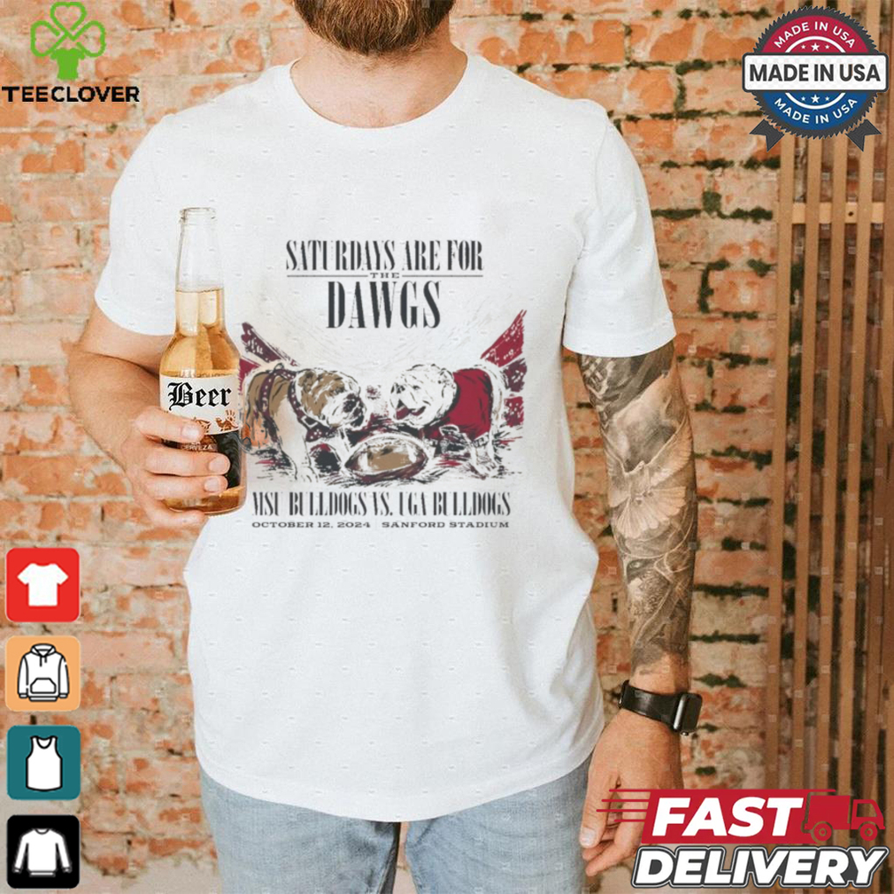 Official Mississippi State vs. Georgia Bulldogs Game Day 2024 The Dawgs T Shirt Official Mississippi State vs. Georgia Bulldogs Game Day 2024 The Dawgs T Shirt