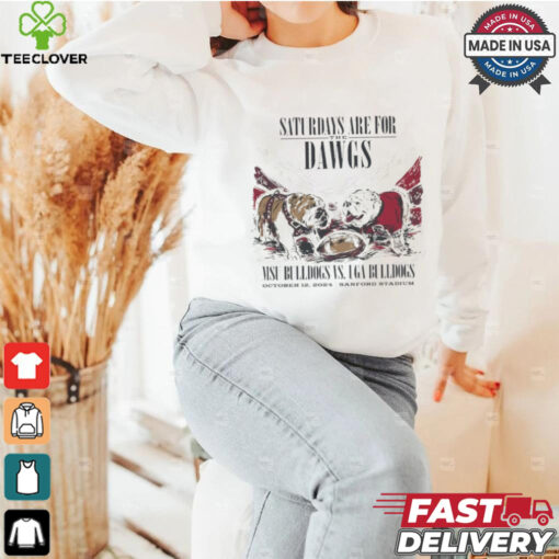 Official Mississippi State vs. Georgia Bulldogs Game Day 2024 The Dawgs T Shirt