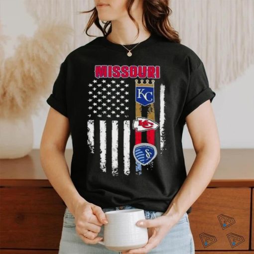 Official Missouri City Of Champion Sports American Flag 2023 Shirt