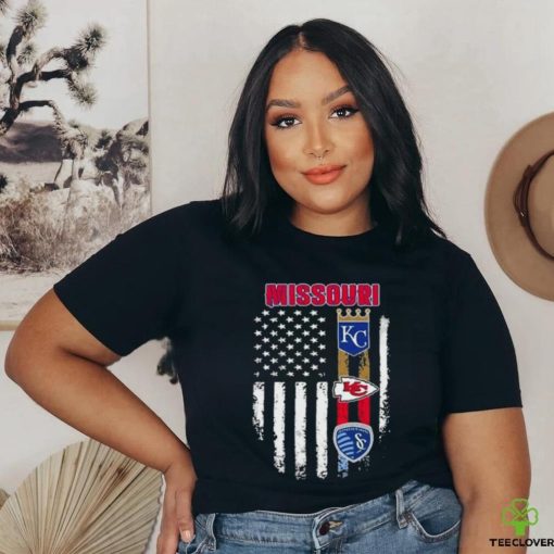 Official Missouri City Of Champion Sports American Flag 2023 Shirt