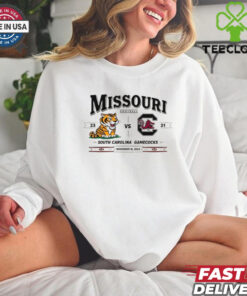 Official Missouri Tigers 23 – 21 South Carolina Gamecocks Football November 16, 2024 t shirt