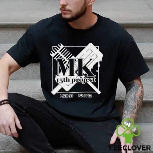 Official Mk15th Project Meiko & Kaito Fictional Staff T shirt