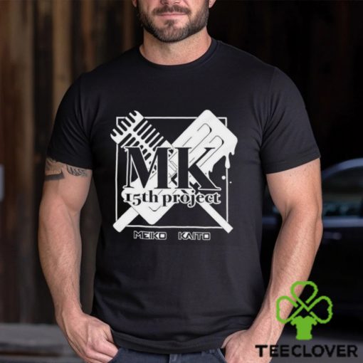 Official Mk15th Project Meiko & Kaito Fictional Staff T shirt