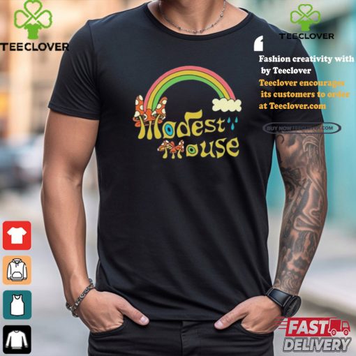 Official Modest Mouse Rainbow Mushroom 2024 Shirt