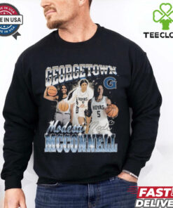 Official Modesti McConnell Georgetown Hoyas Basketball 90s Retro Graphic Signature t shirt