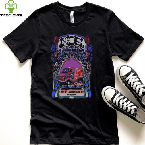 Official Moe Band Stone Pony Summer Stage Asbury Park NJ July 4 2024 Tour Poster Shirt