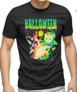 Official Monster Group Halloween Spongebob Shirt