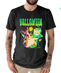 Official Monster Group Halloween Spongebob Shirt 3 Official Monster Group Halloween Spongebob Shirt