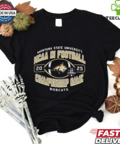 Official Montana State Bobcats University NCAA DI Football Championship Game 2025 t shirt