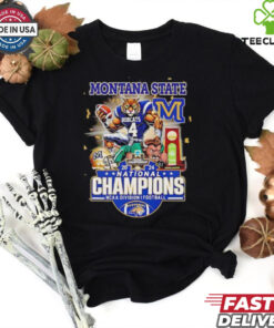 Official Montana State Bobcats national Champions NCAA Division I football shirt