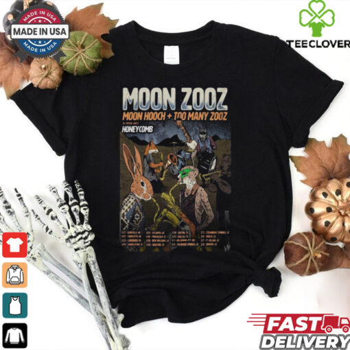 Official Moon Hooch & Too Many Zooz Moon Zooz Tour 2025 Poster Shirt