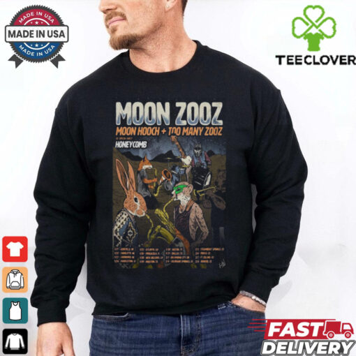 Official Moon Hooch & Too Many Zooz Moon Zooz Tour 2025 Poster Shirt