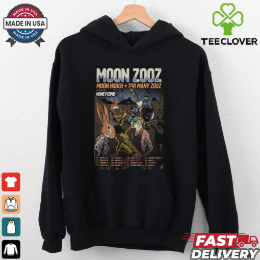Official Moon Hooch & Too Many Zooz Moon Zooz Tour 2025 Poster Shirt