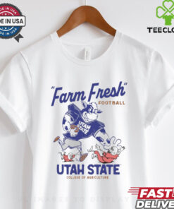 Official Mootah State Farm Fresh Football Utah State College Of Agriculture Graphic t shirt