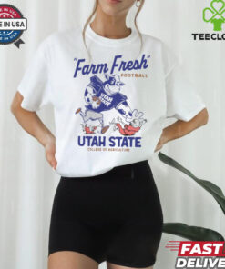 Official Mootah State Farm Fresh Football Utah State College Of Agriculture Graphic t shirt