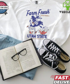 Official Mootah State Farm Fresh Football Utah State College Of Agriculture Graphic t shirt