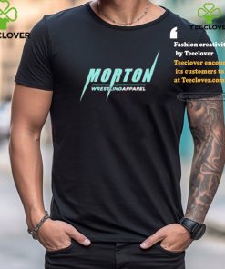 Official Morton wrestling apparel tiffany blue T shirt