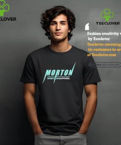 Official Morton wrestling apparel tiffany blue T shirt