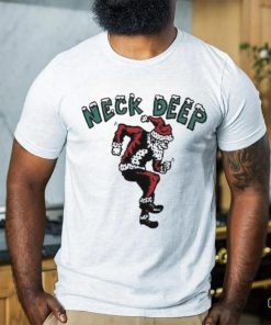 Official Moshing santa neck deep merch shirt 2 Official Moshing santa neck deep merch shirt