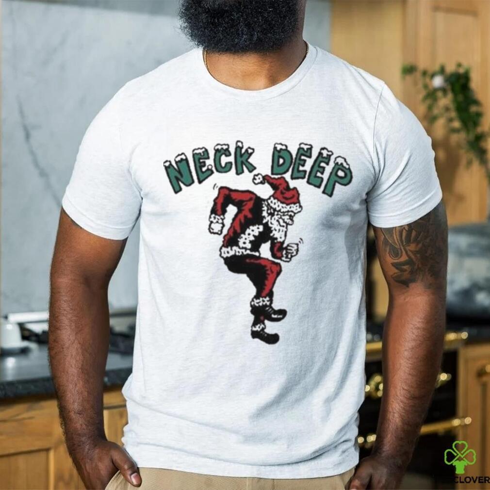 Official Moshing santa neck deep merch shirt Official Moshing santa neck deep merch shirt
