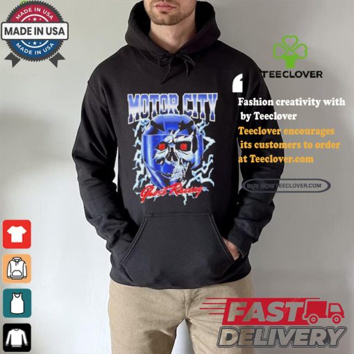 Official Motor city ghost racing skull T hoodie, sweater, longsleeve, shirt v-neck, t-shirt