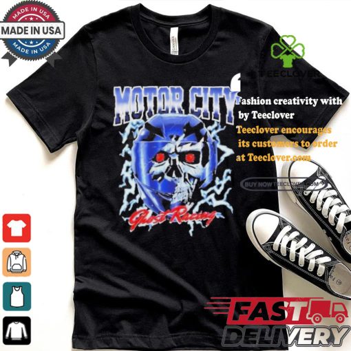 Official Motor city ghost racing skull T hoodie, sweater, longsleeve, shirt v-neck, t-shirt