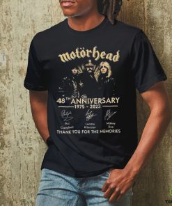 Official Motorhead 48th anniversary 1975 2023 thank you for the memories signatures Shirt