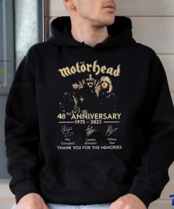 Official Motorhead 48th anniversary 1975 2023 thank you for the memories signatures Shirt