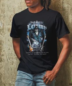 Official Motorhead Lemmy 1995 2015 The Man The Myth The Legend Shirt