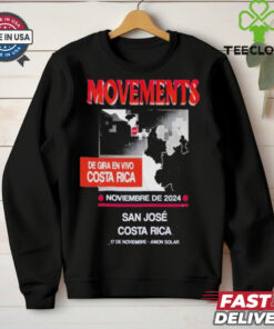 Official Movement At Amon Solar In San José, Costa Rica On Nov 17 2024 Tour Shirt